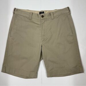 J. Crew Flex Gramercy Mens Chino Khaki Shorts Size 31